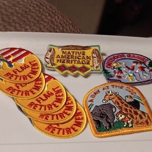 Kids Adventure Embroidered Patch Set